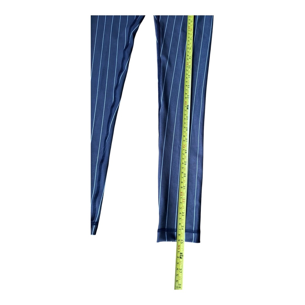 MLB New York Yankees Pinstripe Leggings Navy Blue XS Forever Collectibles - Picture 4 of 8